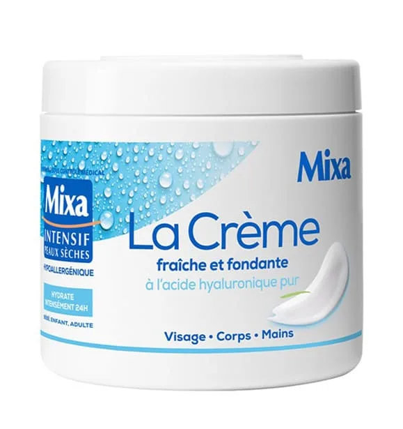 Mixa La Crème Fraîche et Fondante à l'acide hyaluronique pur  400ml – vue 2