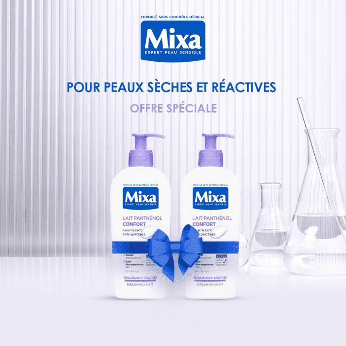 Mixa Pack Lait Panthénol Confort 250 ml *2
