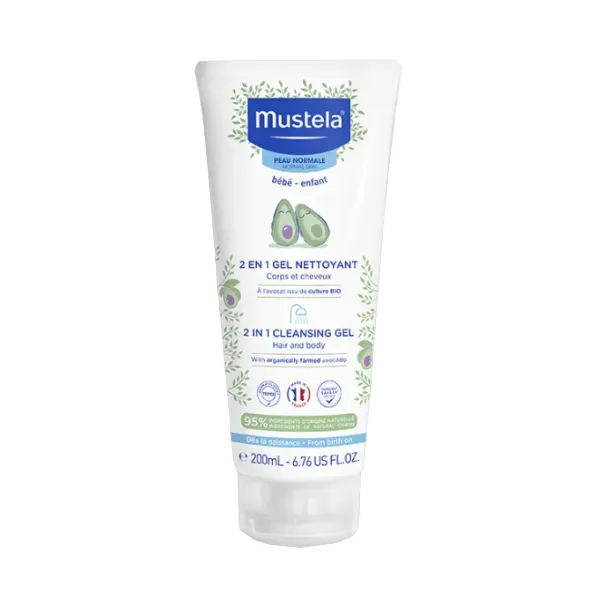 Mustela gel nettoyant 2 en 1 – 200 ml