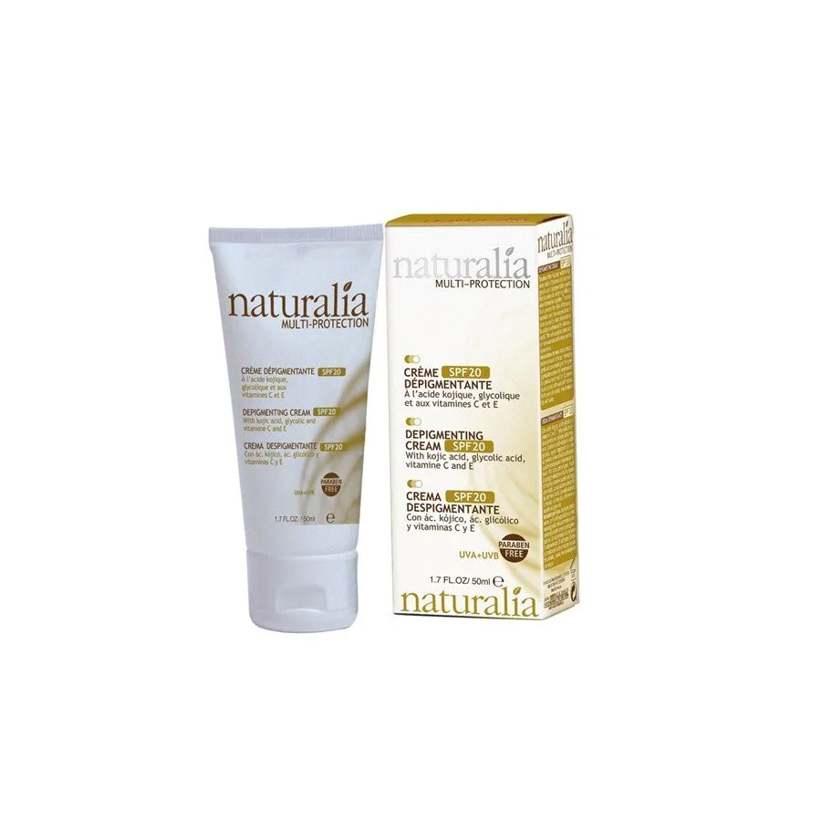 NATURALIA CRÈME SPF20 DÉPIGMENTANTE 50 ML