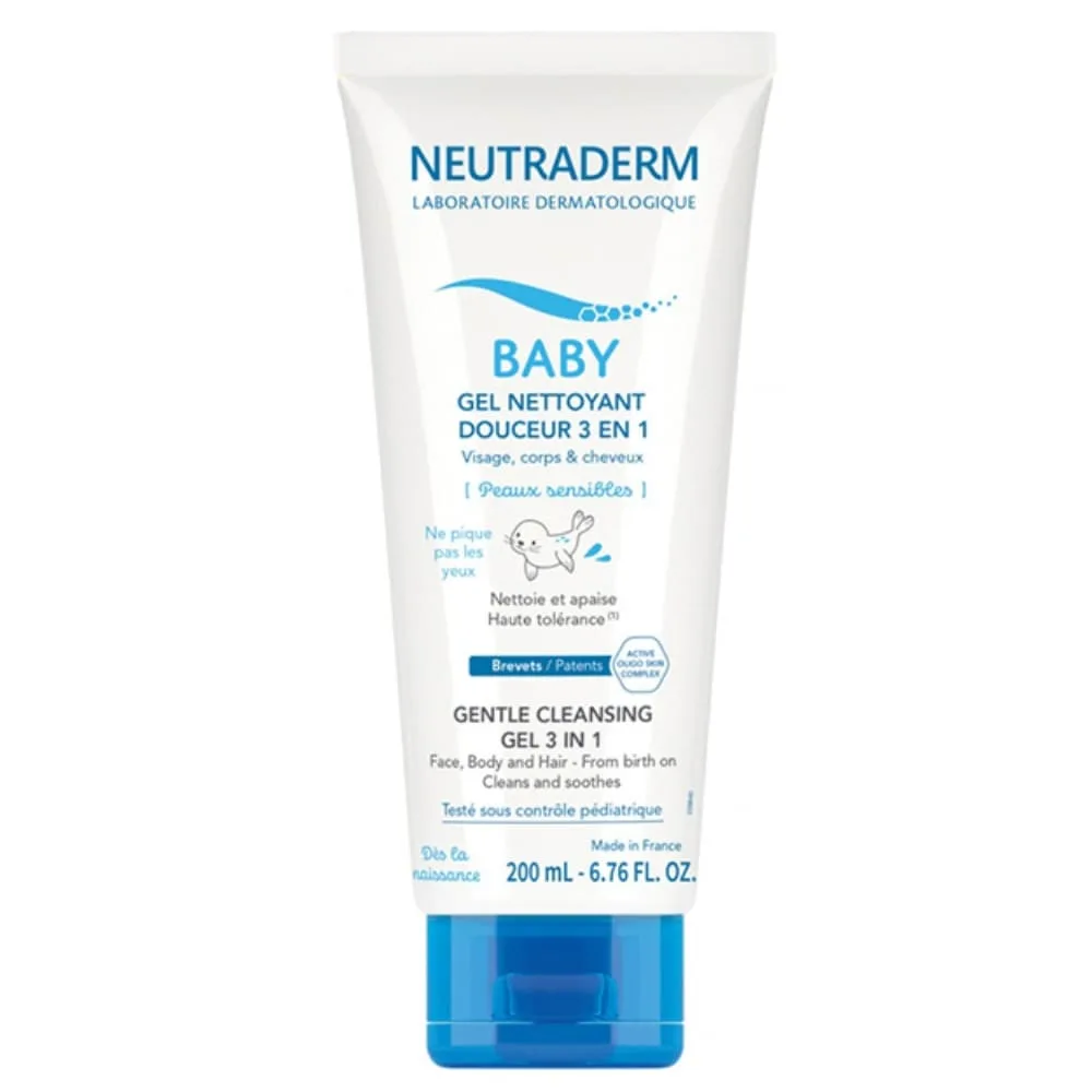 Neutraderm Bebe Gel Nettoyant Douceur 3en1 200ml