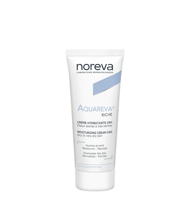 NOREVA AQUAREVA CRÈME HYDRATANTE 24H RICHE 40 ml