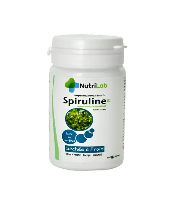 NutriLab Spiruline Bio 120 Comprimés