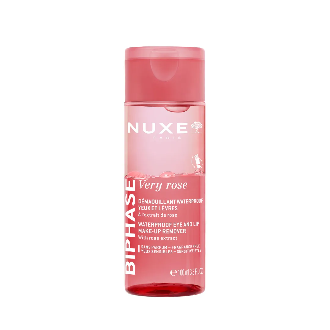 Nuxe Very Rose Démaquillant Waterproof Biphase Yeux & Lèvres 100ml