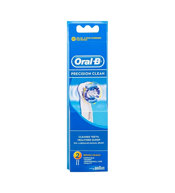 ORAL-B  2 RECHARGES POUR BROSSE ELECTRIQUE PRECISION CLEAN