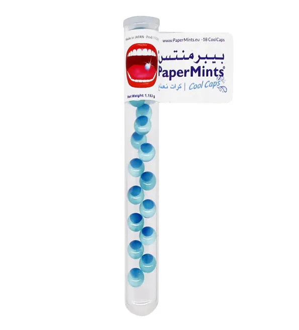Papermints Cool Caps 18 Gelules Rafraichissantes Paper Mints