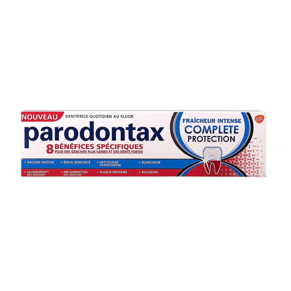 Parodontax Dentifrice Complete Protection Fraicheur Intense