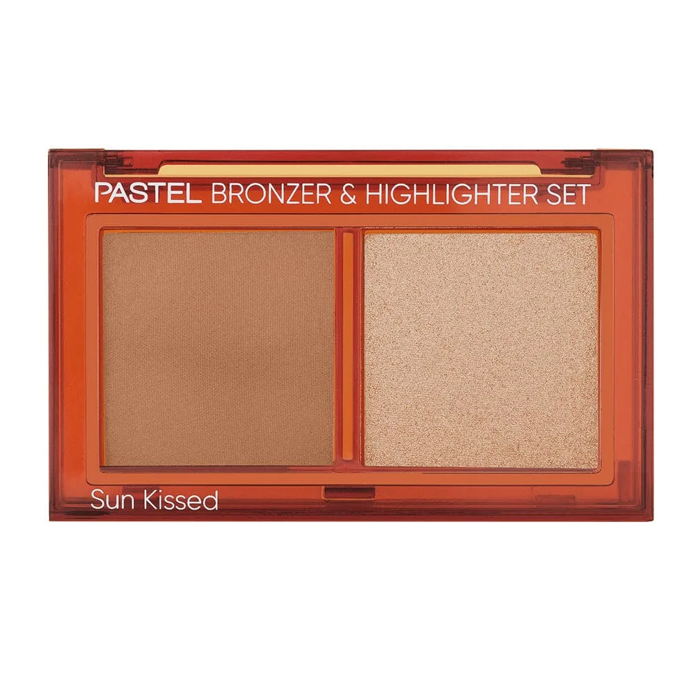 PASTEL PROFASHION BRONZER & HIGHLIGHTER SET SUN KISSED 01