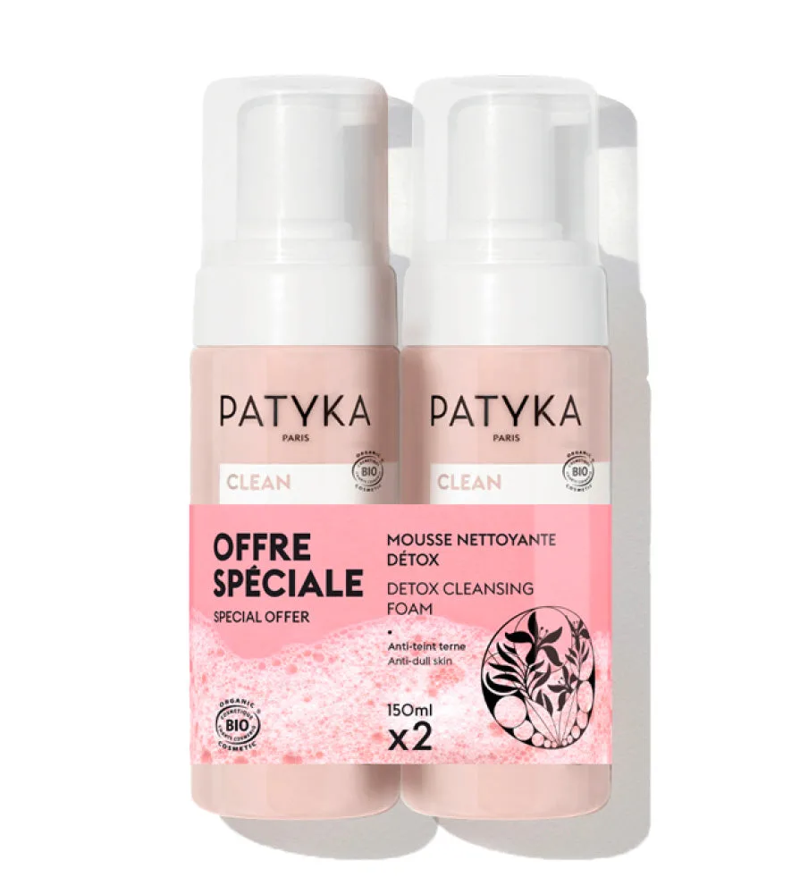 PATYKA CLEAN DUO MOUSSE NETTOYANT DETOX 150ML