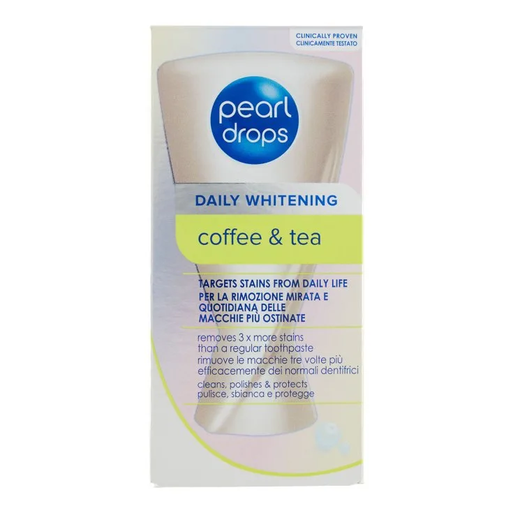 PEARL DROPS DENTIFRICE CAFE & THE 50 ML