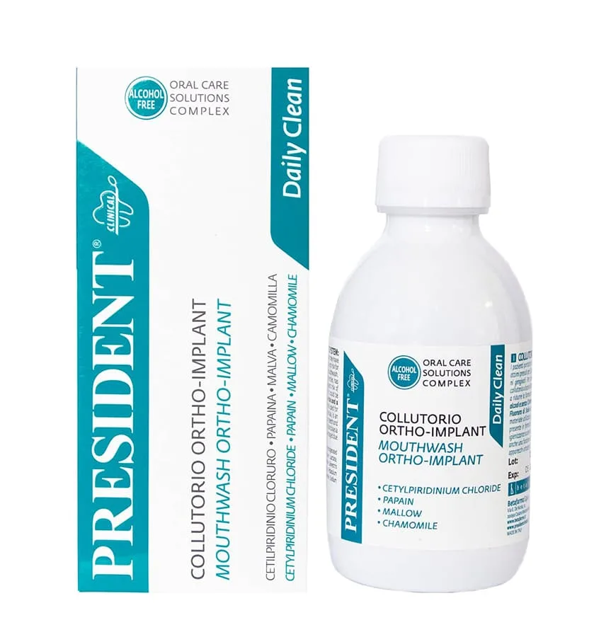 PRESIDENT BAIN DE BOUCHE ORTHO-IMPLANT 200ML