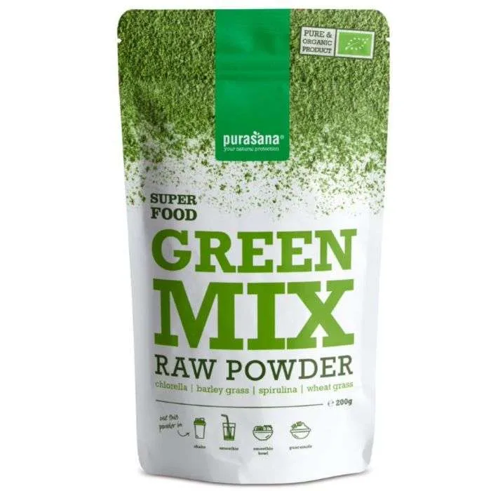 PURASANA POUDRE DE GREEN MIX 200G