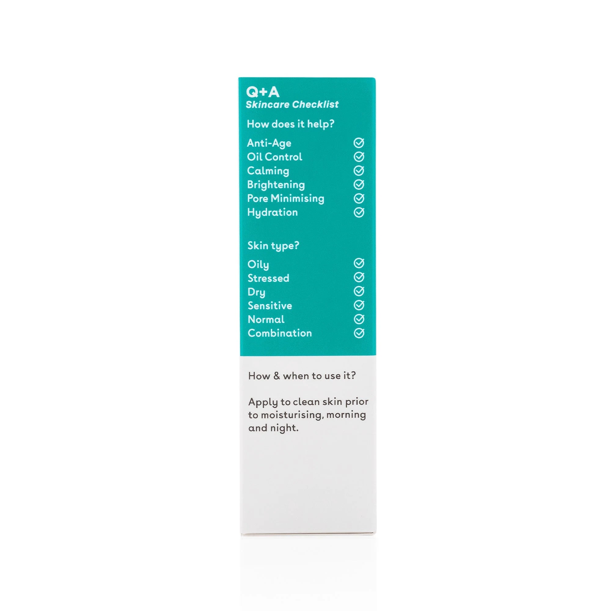 Q+A NIACINAMIDE FACIAL SERUM 30ML – vue 3
