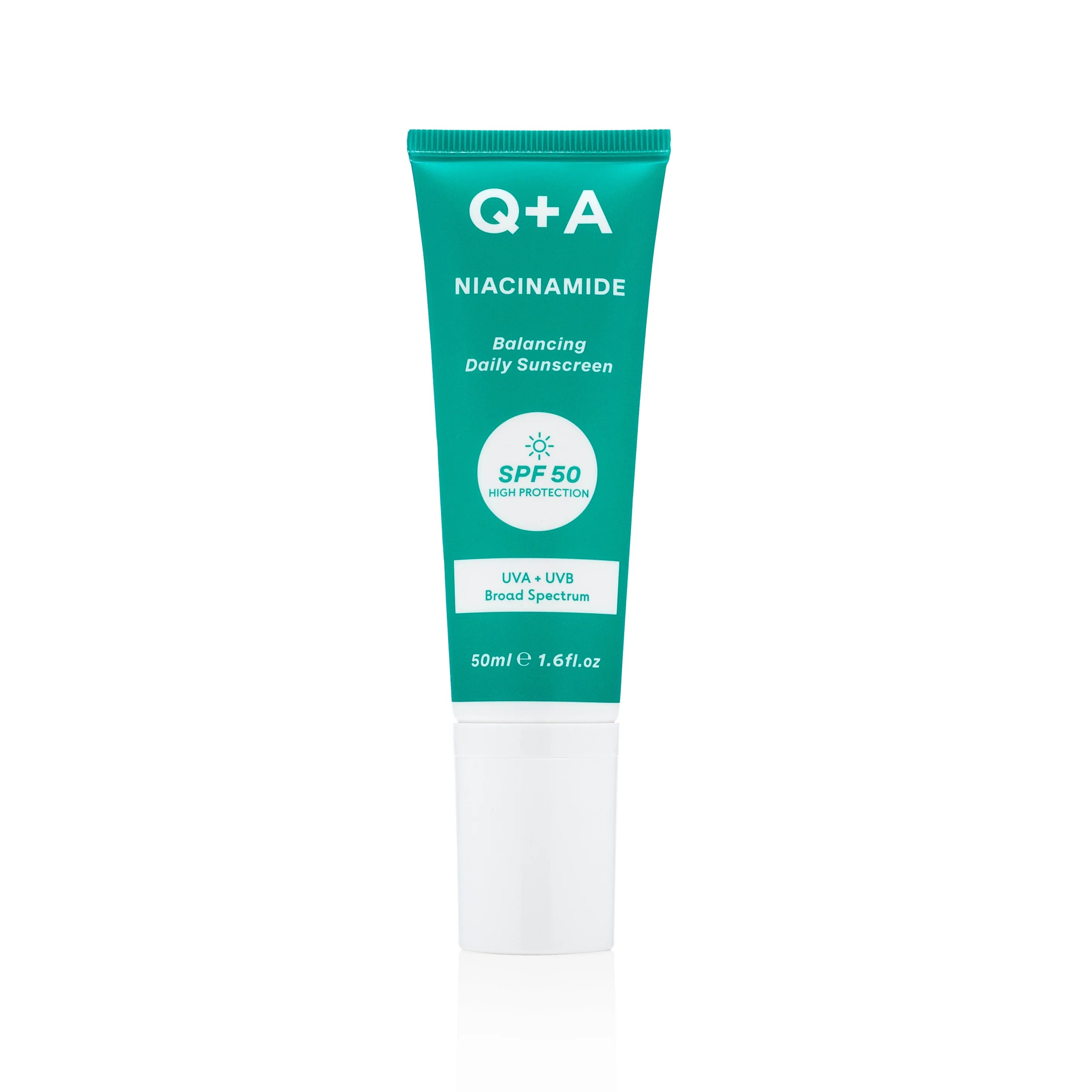 Q+A NIACINAMIDE SPF 50 CRÉME SOLAIRE QUOTIDIEN ÉQUILIBRANT 50ML – vue 2