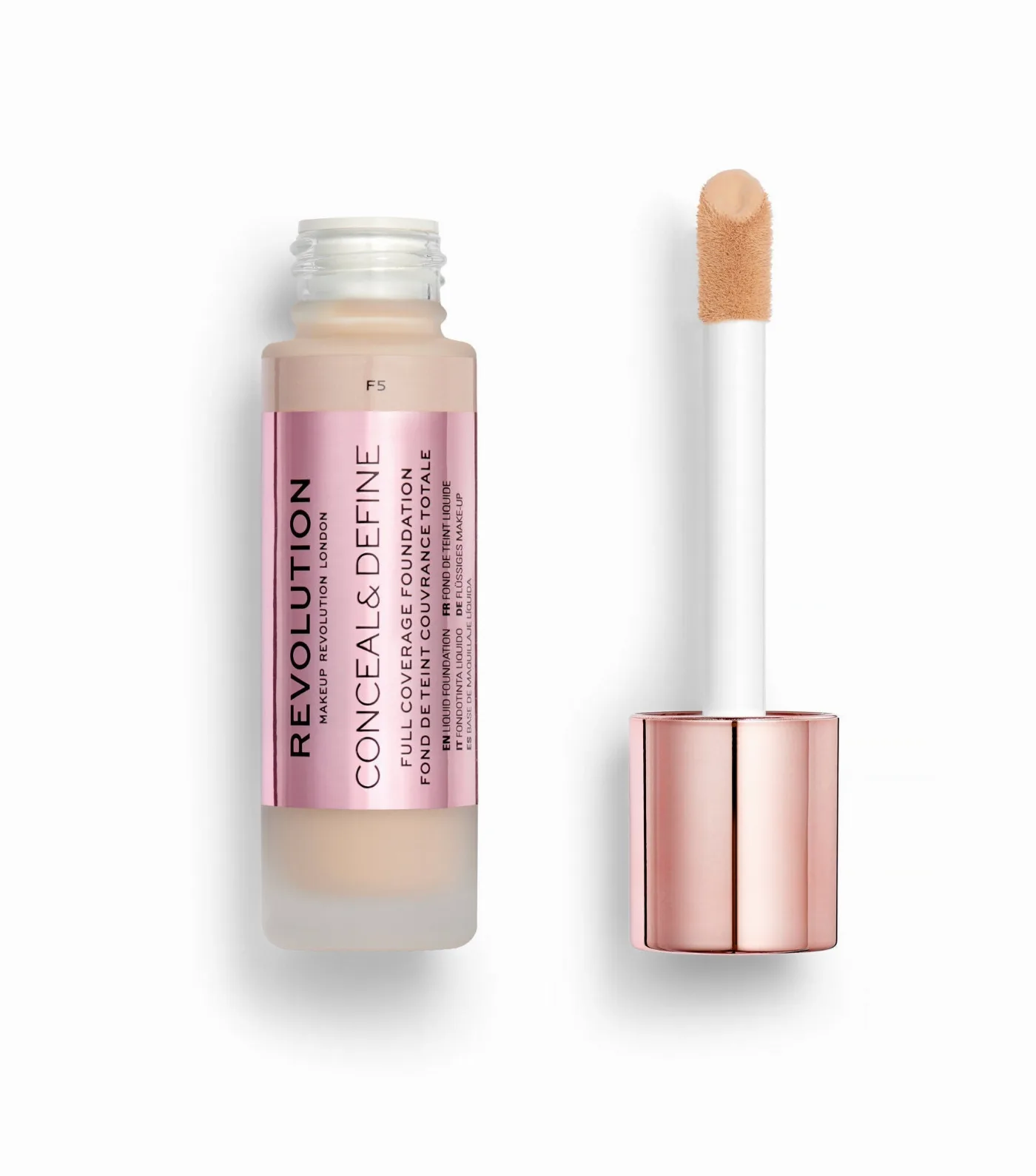 REVOLUTION CONCEAL & DEFINE FOUNDATION F5