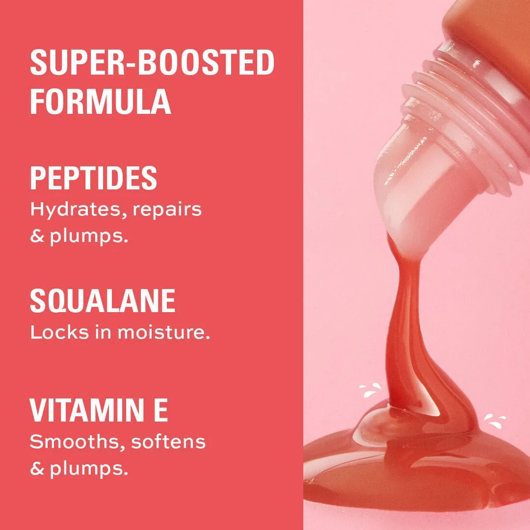Revolution Juicy Peptide Lip Balm Nude Latte – vue 5