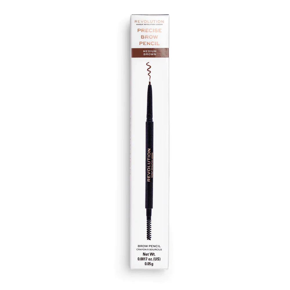 REVOLUTION PRECISE BROW PENCIL MEDIUM BROWN