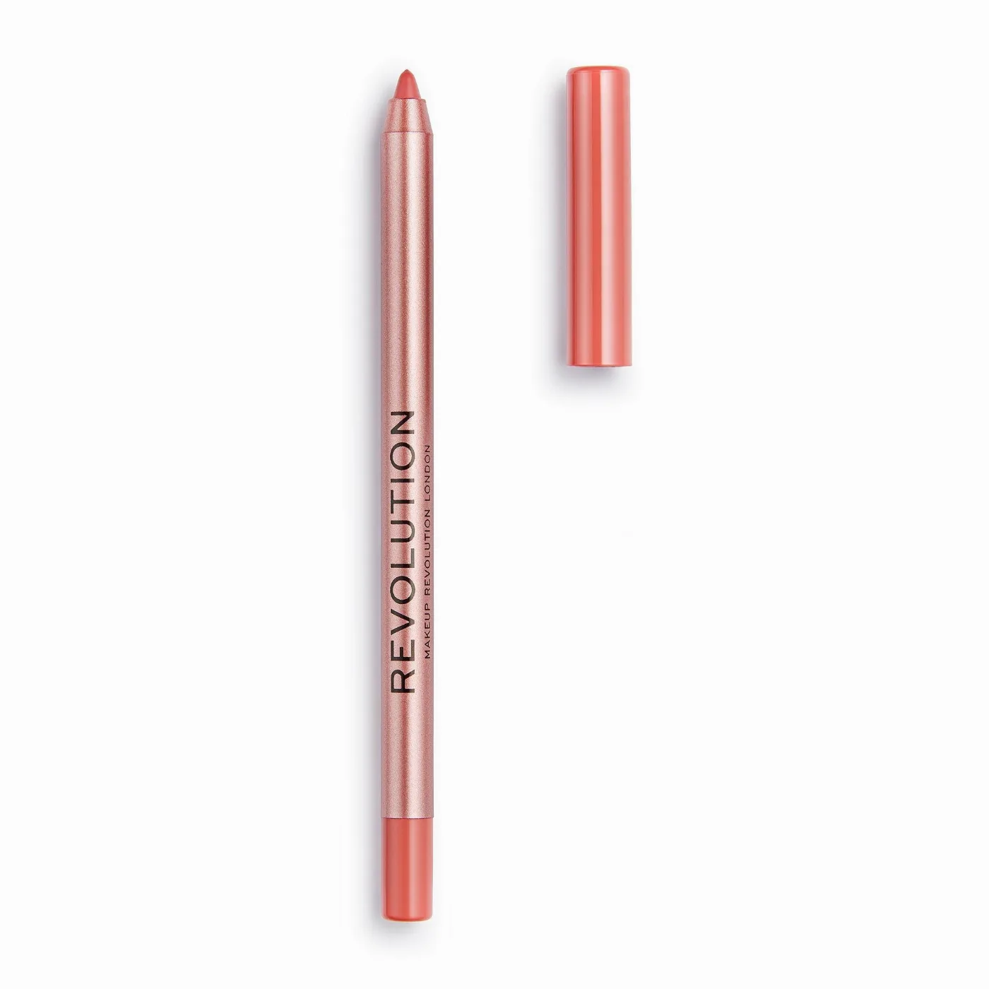 Revolution Satin Kiss Lipliner Heart Race Peach Nude