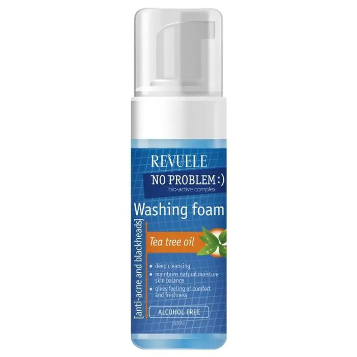 REVUELE NO PROBLEM Washing Foam Tea Tree Oil, 150 ml