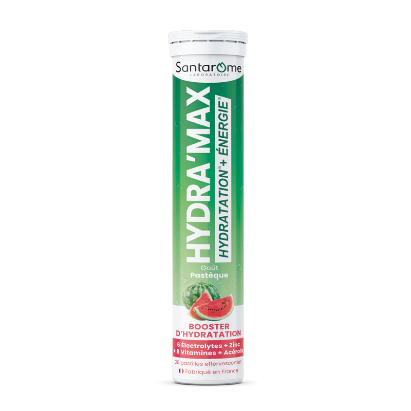 SANTAROME HYDRA'MAX Pastèque – 20 Pastilles Hydratation