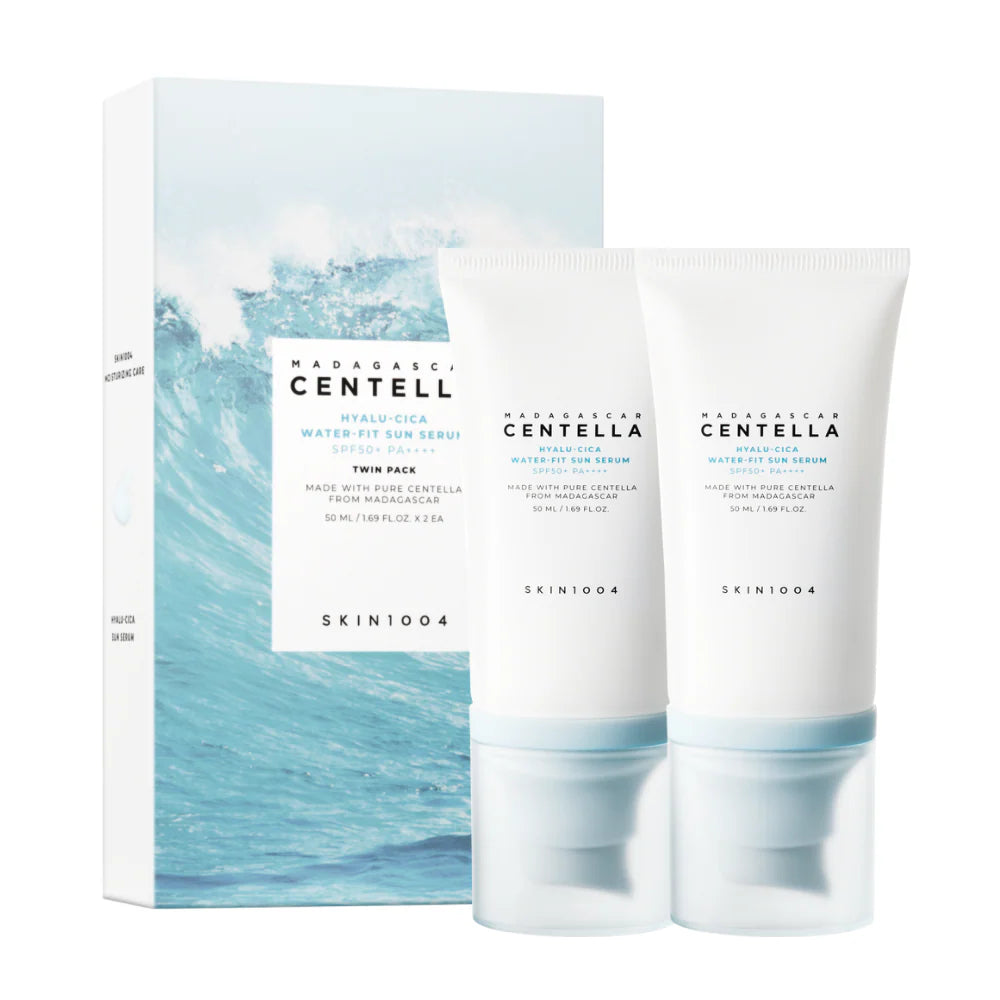 SKIN 1004 PACK TWIN CENTELLA HYALU CICA WATER FIT SUN SERUM SPF50 50ML *2