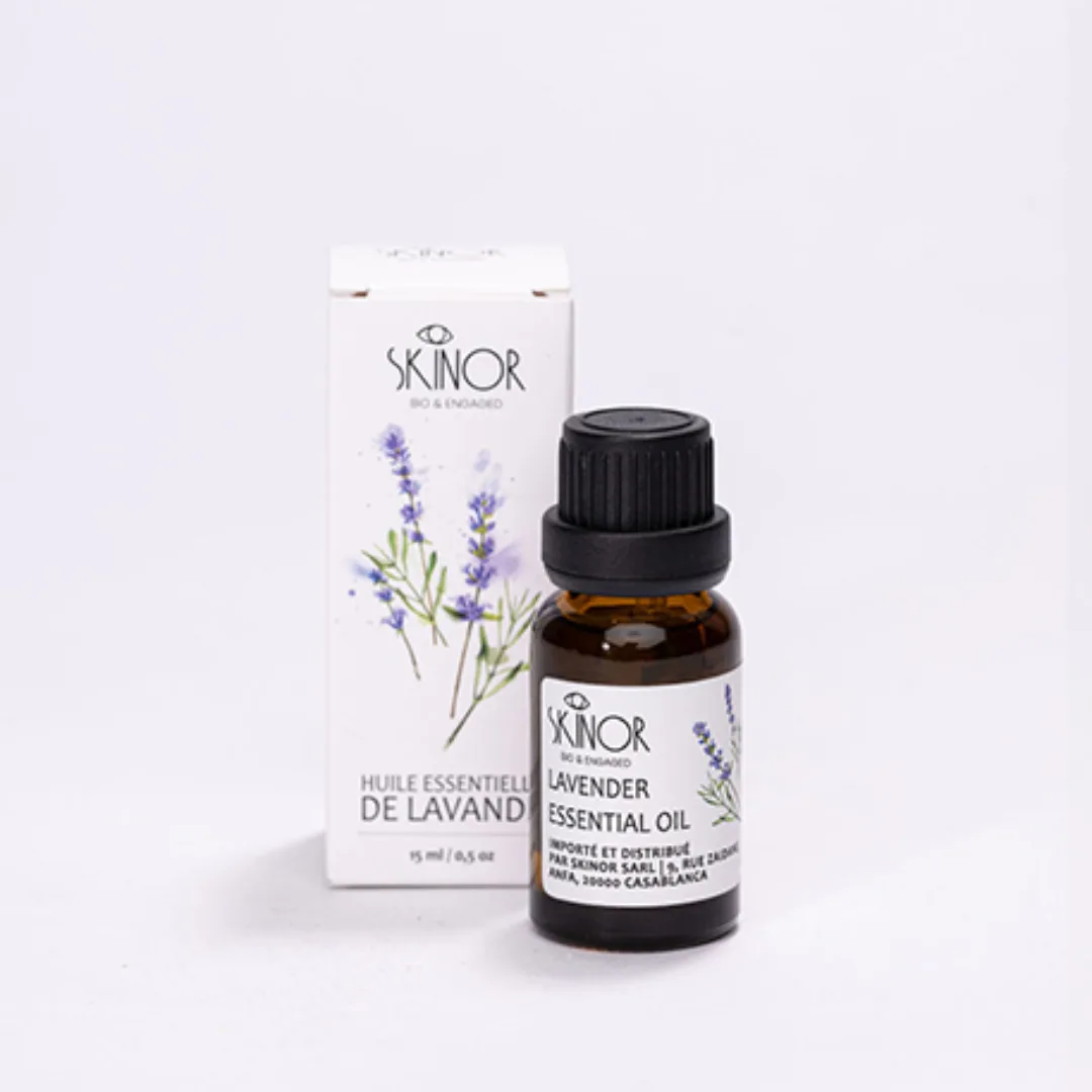 SKINOR bio Huile Essentielle de Lavande 15ml