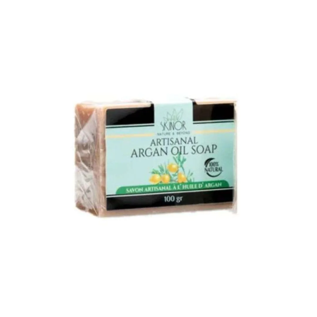 SKINOR SAVON ARTISANALE A L’HUILE D’ARGAN 100G