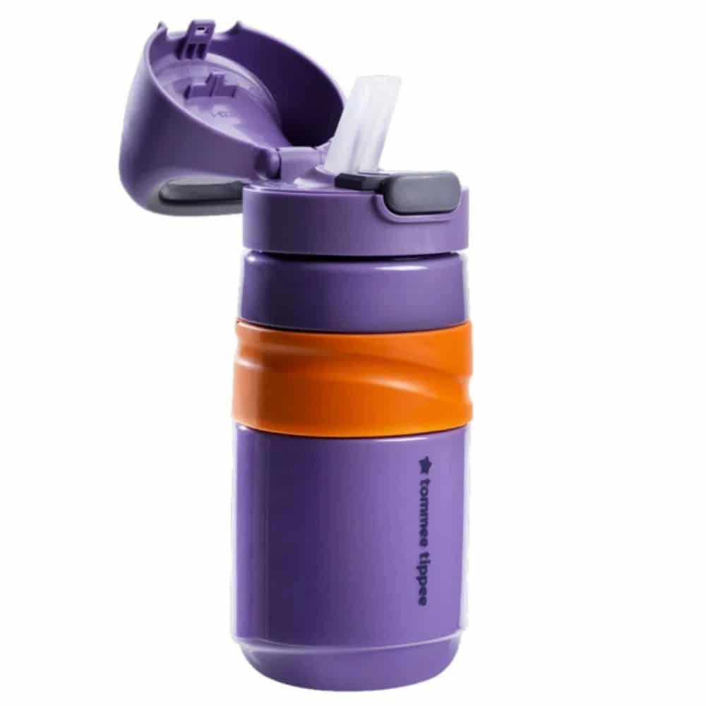 Tommee Tippee Gourde Anti-Fuite avec Paille 500ml – Mauve – vue 4