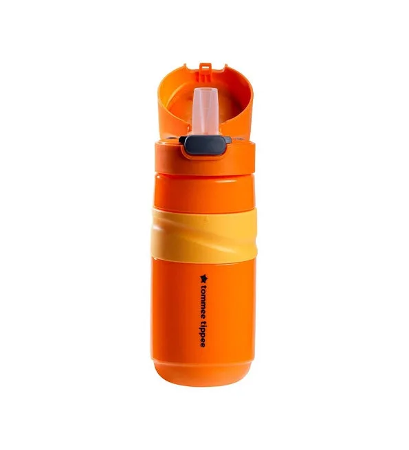 Tommee Tippee Gourde Anti-Fuite avec Paille 500ml – Orange