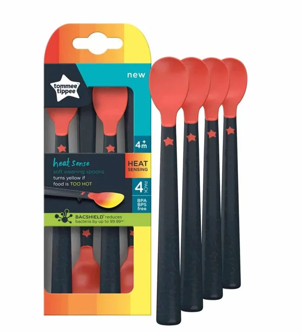 Tommee Tippee Lot de 4 cuillères thermosensibles 4m+