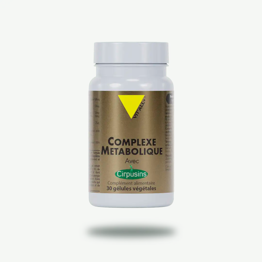 VIT’ALL+ Complexe Métabolique avec Cirpusins® – 30 Gélules