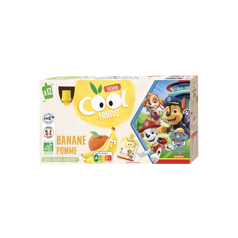 Vitabio Cool Fruits POMME BANANE 12x90G