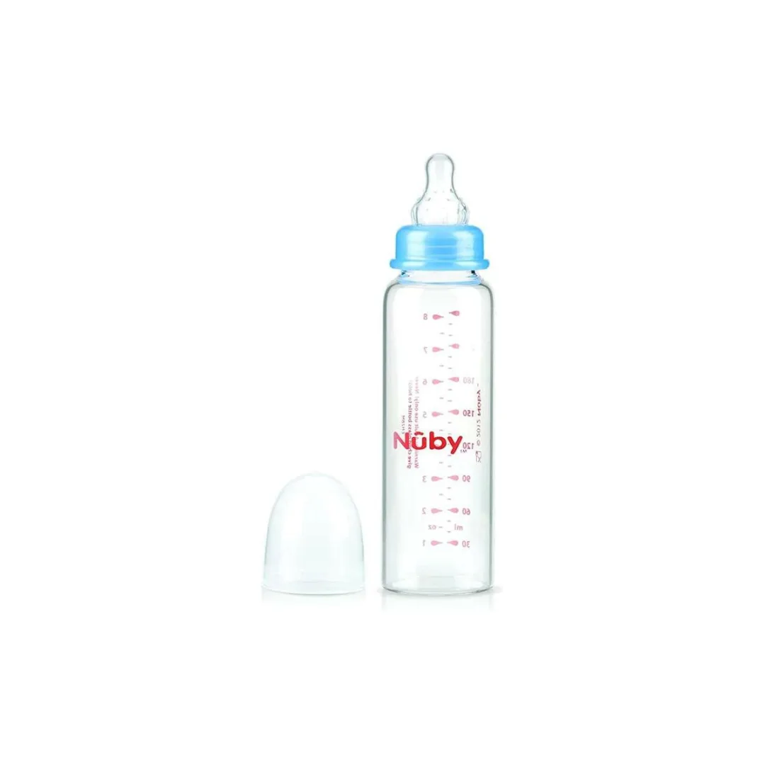 Nuby Biberon En Verre Standard 240ml+3m ID1179