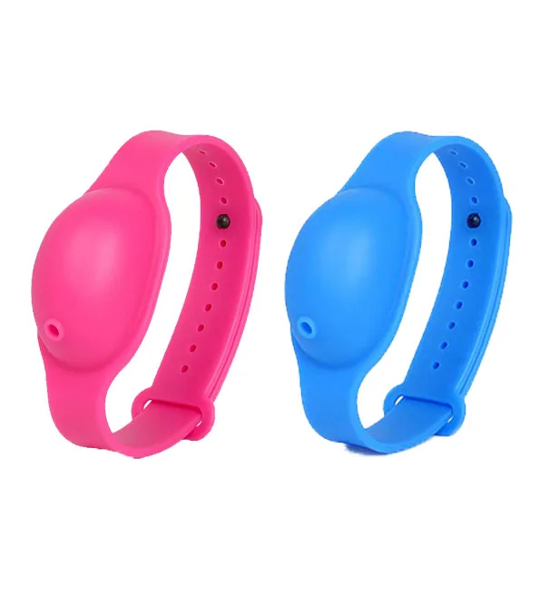 Bracelet de gel Hydroalcoolique Rose