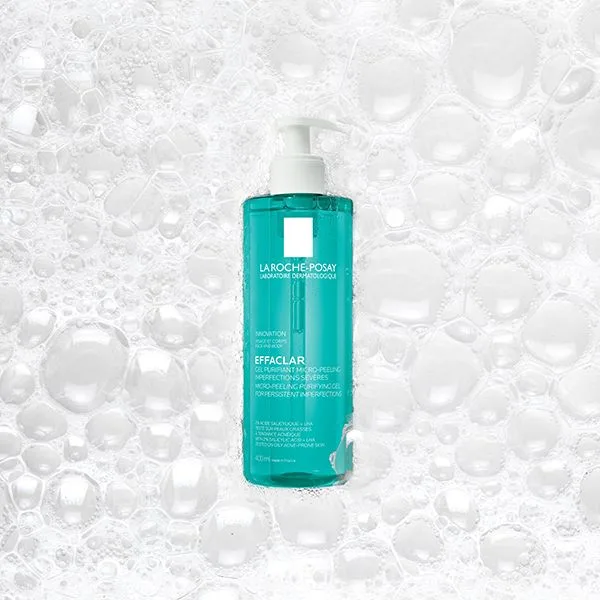 La Roche-Posay Effaclar Gel Purifiant Micro-Peeling Peau Grasse Acnéique | 400ml – vue 3