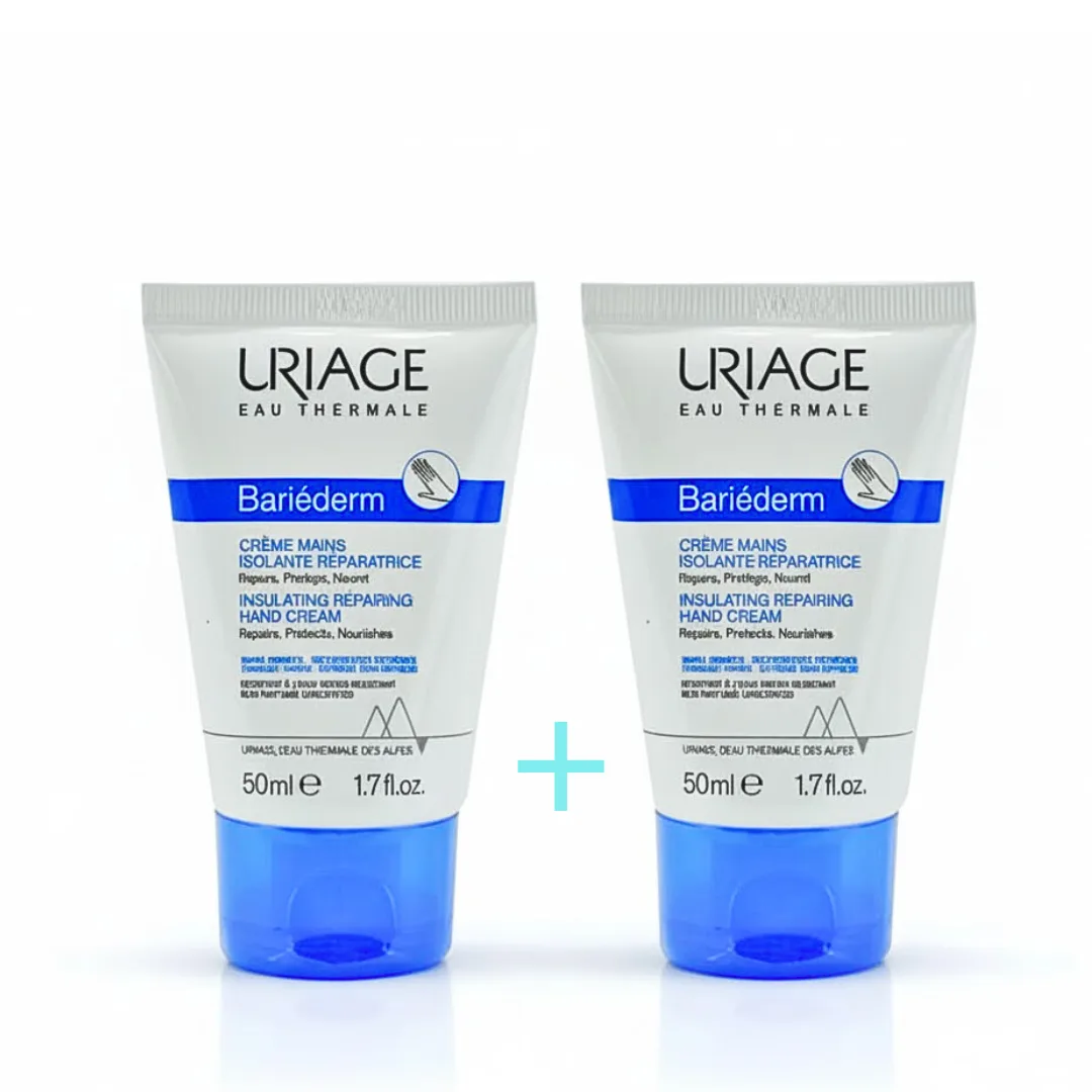 Uriage Bariederm Creme Mains 2x50ml Pack