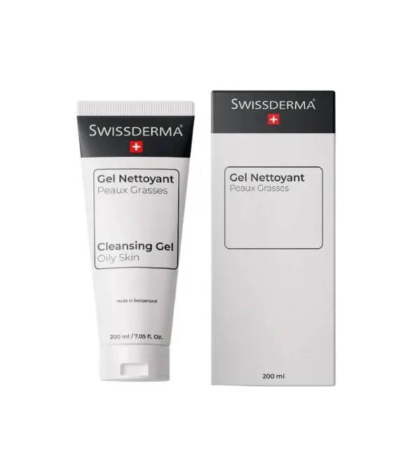 Swissderma Gel Nettoyant Peux Grasses 200ml