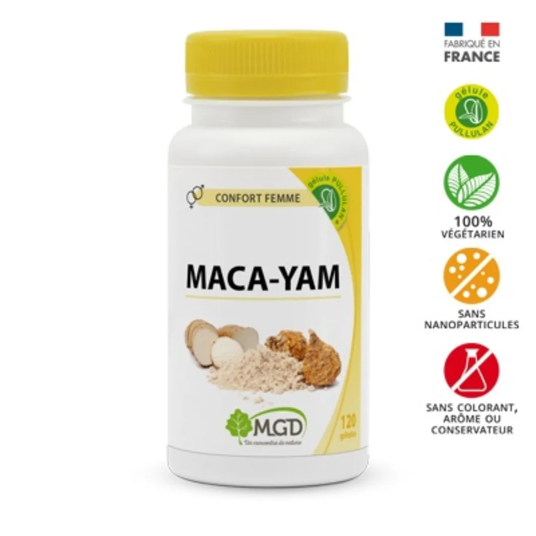 Mgd Nature Maca-yam 120 gelules