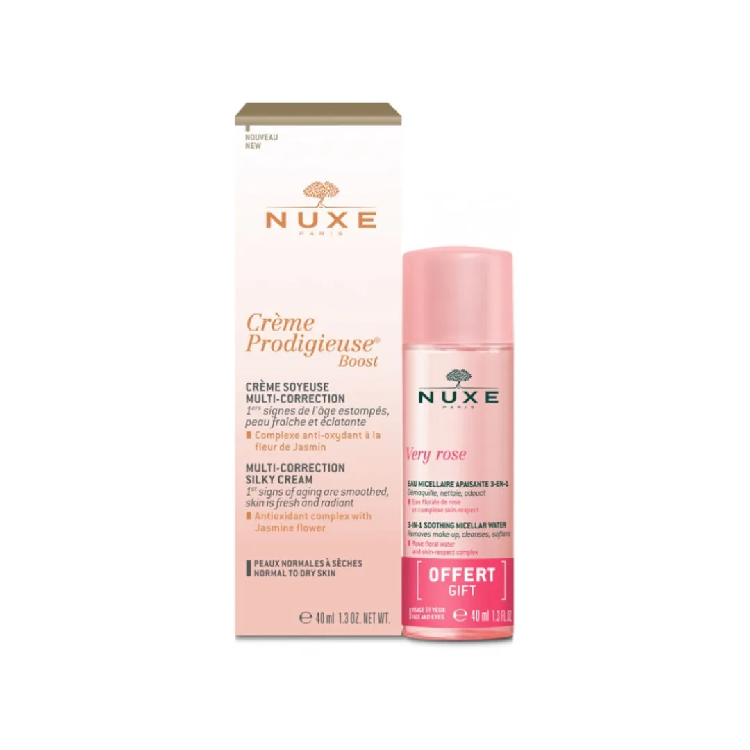 Nuxe Creme Fraiche Creme Riche Peaux Normal 30ml+Very Rose Eau Micellaire 50ml Pack
