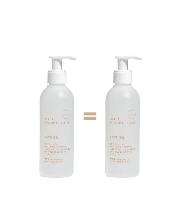 Ziaja Natural Care Gel Nettoyant 2*190ml Pack
