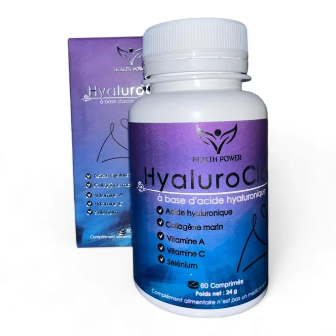 Health Power HyaluroClair à base d’acide hyaluronique 60 Comprimés – vue 2