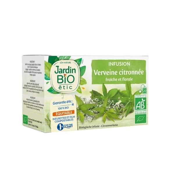 JARDIN BIO INFUSION VERVEINE CITRONNEE 20 SACHET