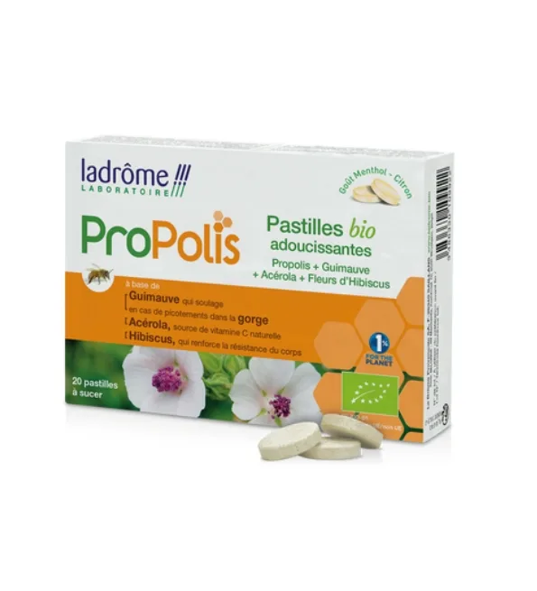 LADROME PROPOLIS ADOUCISSANTES 20 PASTILLES