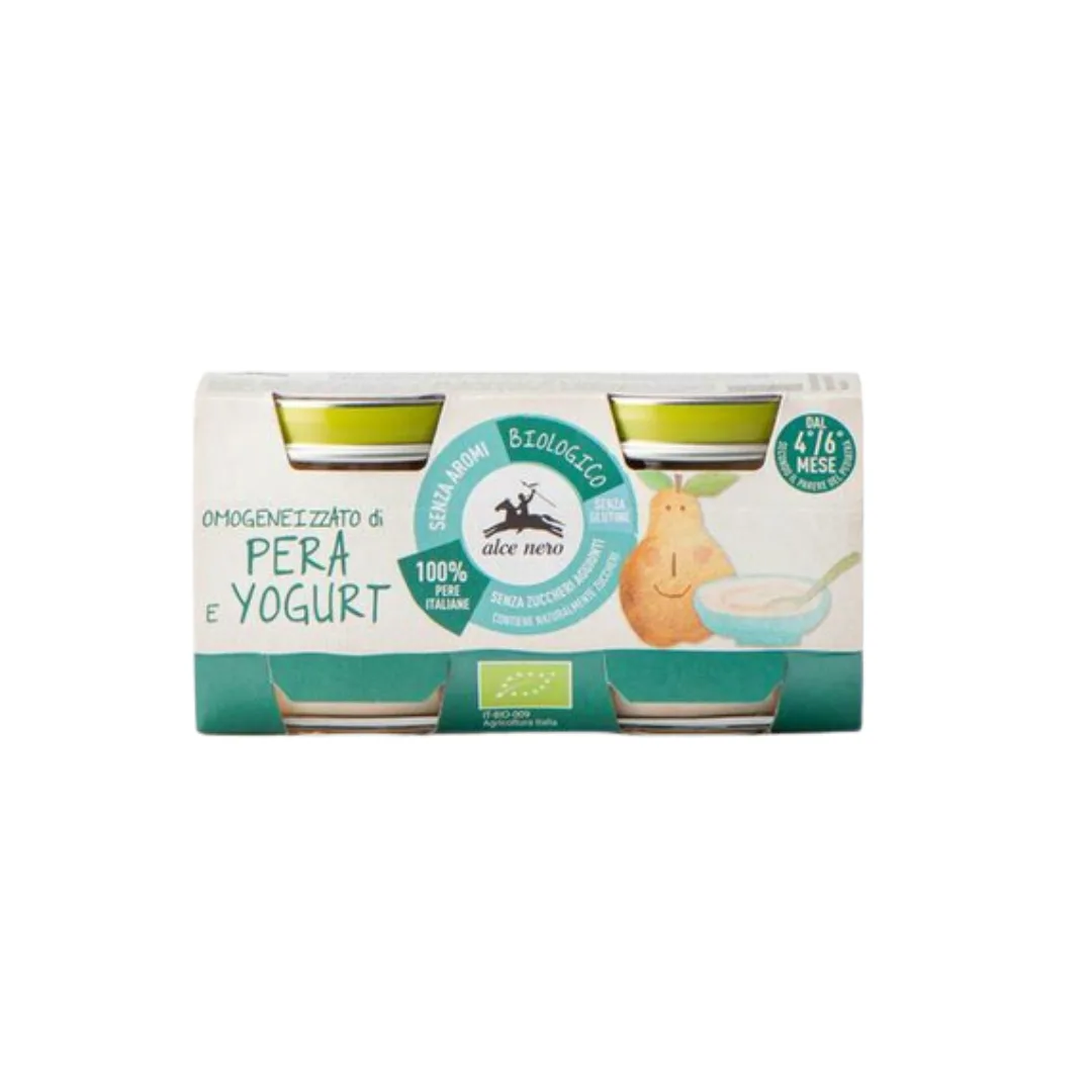 ALCE BABY PETIT POT POIRE & YAOURT 2*80G
