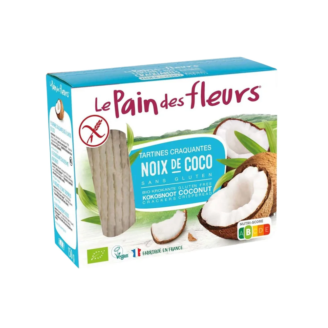 Tartines craquantes à la noix de coco sans gluten – 150g