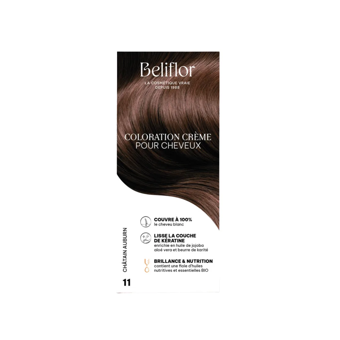 Beliflor Coloration N°11 Chatain Auburn