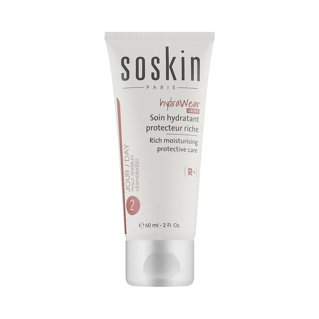 Soskin HydraWear Gel-Creme Soin Hydratant Riche 60ml