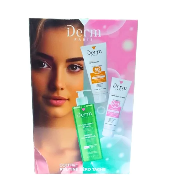 IDerm Coffret Routine Zero Tache  Gel Intense+Creme depigmentante+Ecran