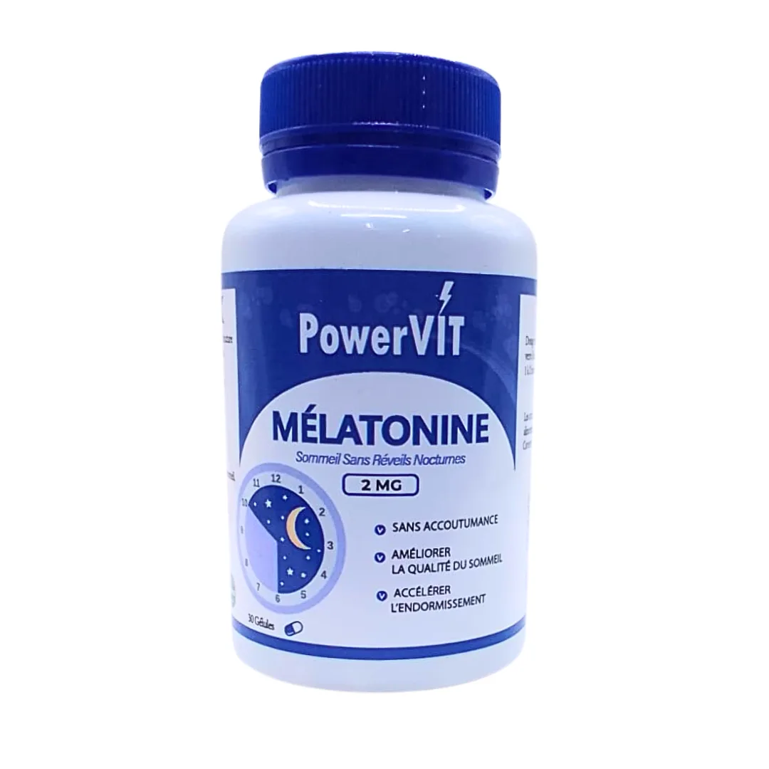 PowerVit Melatonine 2mg 30 Gelules