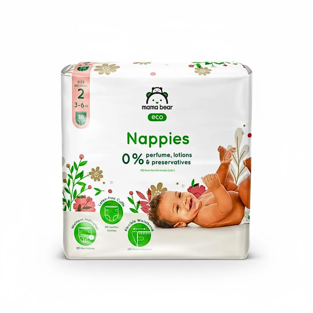 Mama Bear Couches Taille 2 3-6 kg/30Pieces